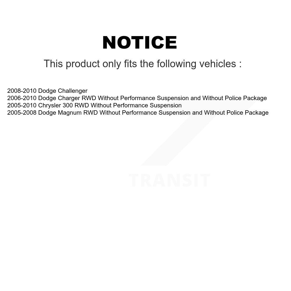 [Avant] Jambe de suspension pour Dodge Chrysler 300 Charger Challenger Magnum K78-100678
