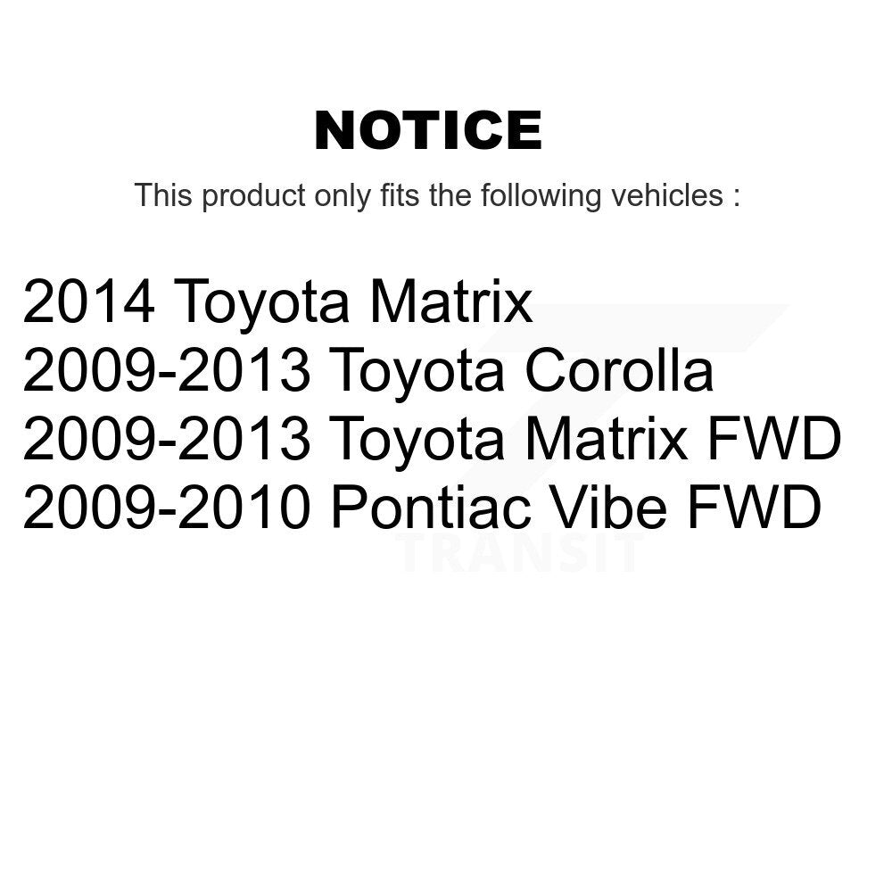 [Arrière] Jambe de suspension pour Toyota Corolla Matrix Pontiac Vibe K78-100711
