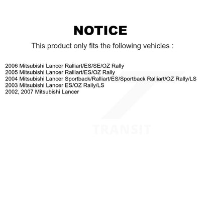 [Arrière] Jambe de suspension pour Mitsubishi Lancer K78-100721