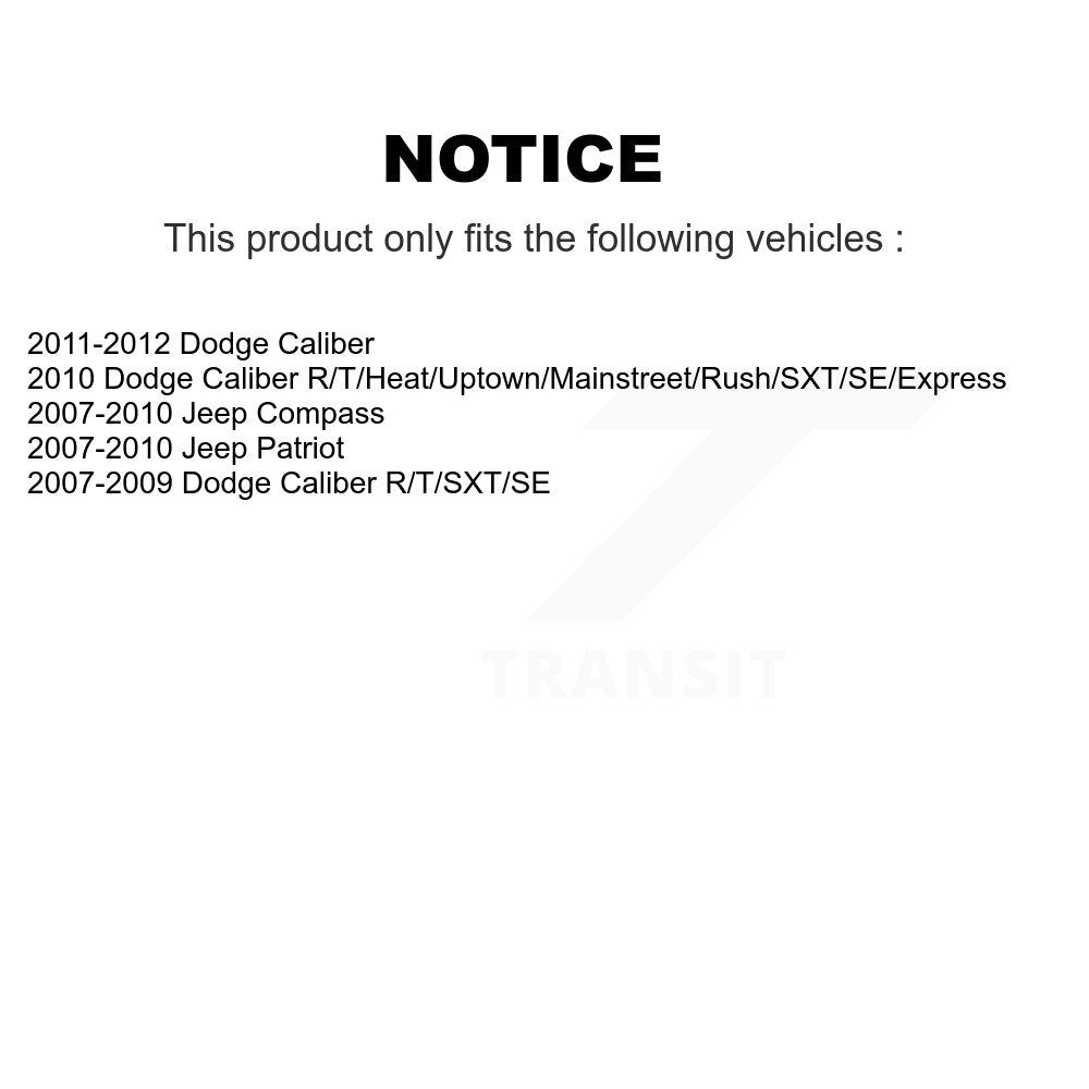 [Arrière] Jambe de suspension pour Jeep Dodge Caliber Patriot Compass K78-100727