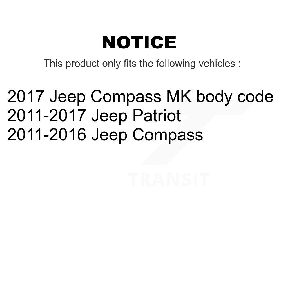 [Arrière] Jambe de suspension pour Jeep Patriot Compass K78-100738
