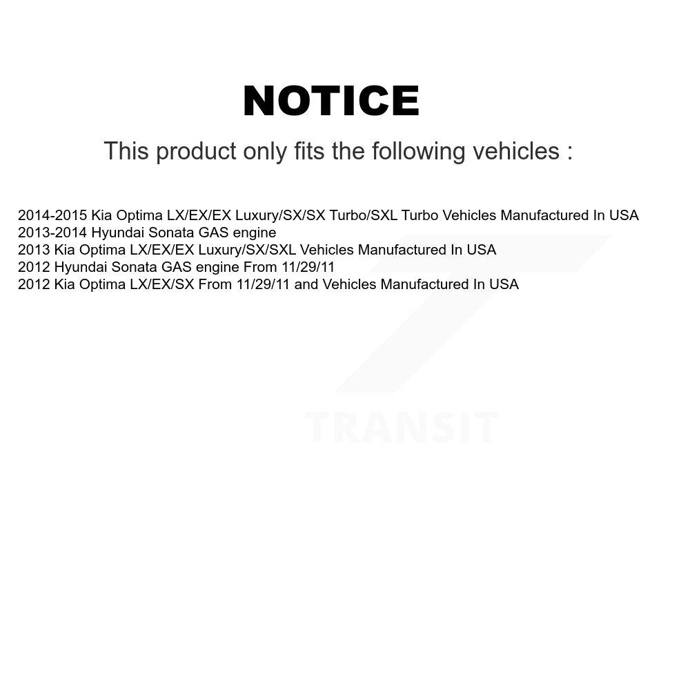 [Avant] Jambe de suspension pour Hyundai Sonata Kia Optima K78-100741