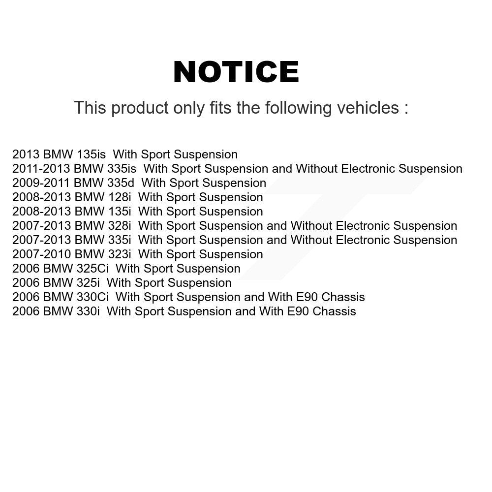 [Avant] Jambe de suspension pour BMW 328i 335i 128i 323i 135i 325i 330i 335is 335d 325Ci K78-100758