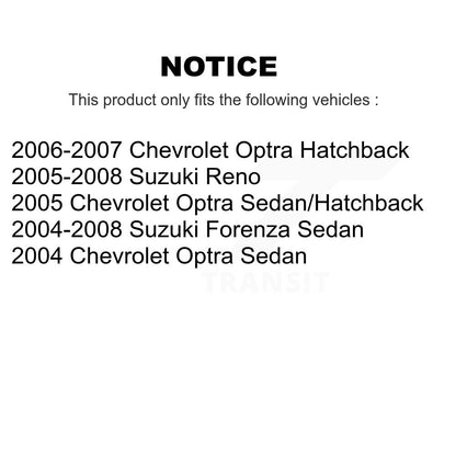 [Arrière] Jambe de suspension pour Chevrolet Optra Suzuki Forenza Reno K78-100841