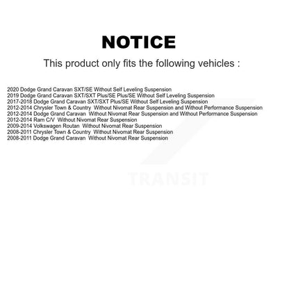 [Avant et Arrière] Jambe de suspension pour Dodge Grand Caravan Chrysler Town & Country Ram C/V K78-100902