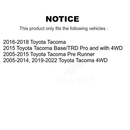 [Avant et Arrière] Jambe de suspension pour Toyota Tacoma K78-100904