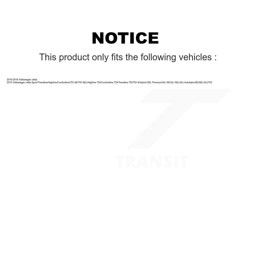 [Avant et Arrière] Jambe de suspension pour Volkswagen Jetta K78-100918