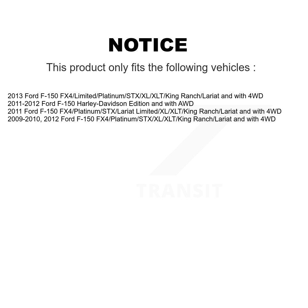 [Avant et Arrière] Jambe de suspension pour Ford F-150 K78-100927