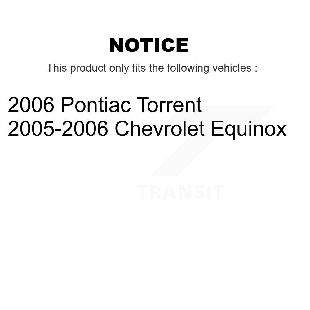 [Avant et Arrière] Jambe de suspension pour Chevrolet Equinox Pontiac Torrent K78-101006