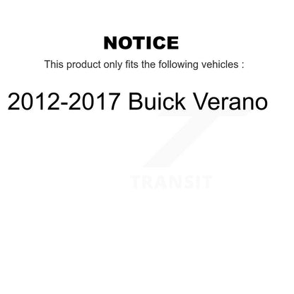 [Arrière] Amortisseur de suspension pour 2012-2017 Buick Verano K78-101045