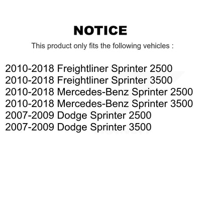 [Avant] Jambe de suspension pour Mercedes-Benz Sprinter 2500 3500 Dodge Freightliner K78-101052