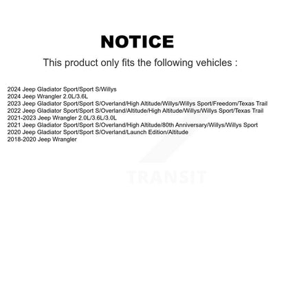 [Avant] Amortisseur de suspension pour Jeep Wrangler Gladiator K78-101061
