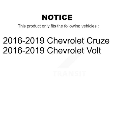 [Arrière] Amortisseur de suspension pour 2016-2019 Chevrolet Cruze Volt K78-101065