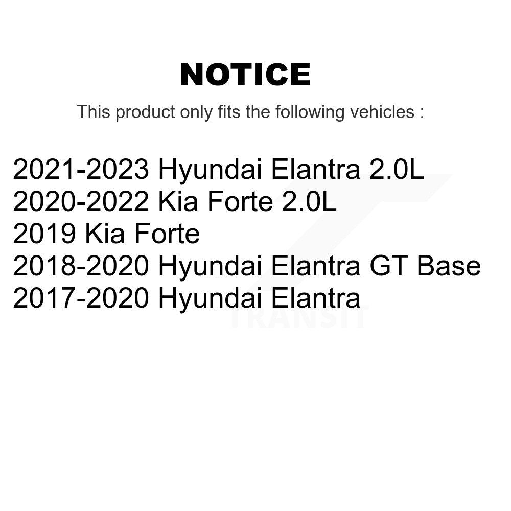 [Arrière] Amortisseur de suspension pour Hyundai Elantra Kia Forte GT K78-101076