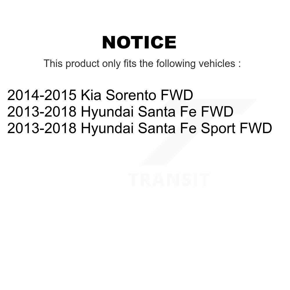 [Arrière] Amortisseur de suspension pour Hyundai Santa Fe Sport Kia Sorento FWD K78-101079