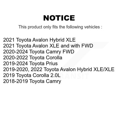 [Arrière] Amortisseur de suspension pour Toyota Corolla Camry Prius Avalon K78-101087
