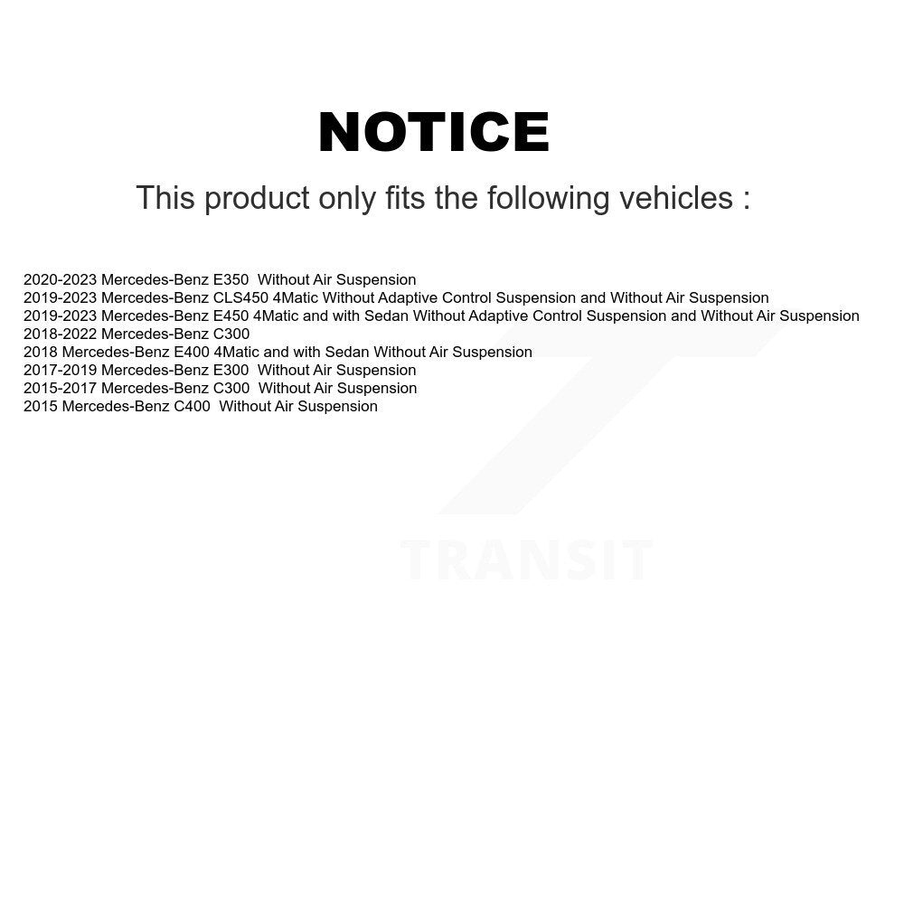 [Arrière] Amortisseur de suspension pour Mercedes-Benz C300 E450 E300 C400 E400 E350 CLS450 K78-101097