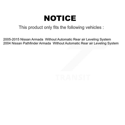 [Arrière] Amortisseur de suspension pour Nissan Armada Pathfinder K78-101103
