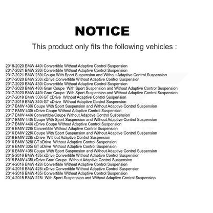 [Arrière] Amortisseur de suspension pour BMW 428i xDrive 230i 435i 228i Gran Coupe 430i 440i 328i GT K78-101114