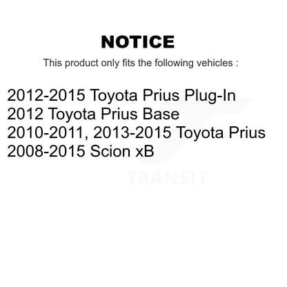 [Arrière] Amortisseur de suspension pour Toyota Prius Scion xB Plug-In K78-101121