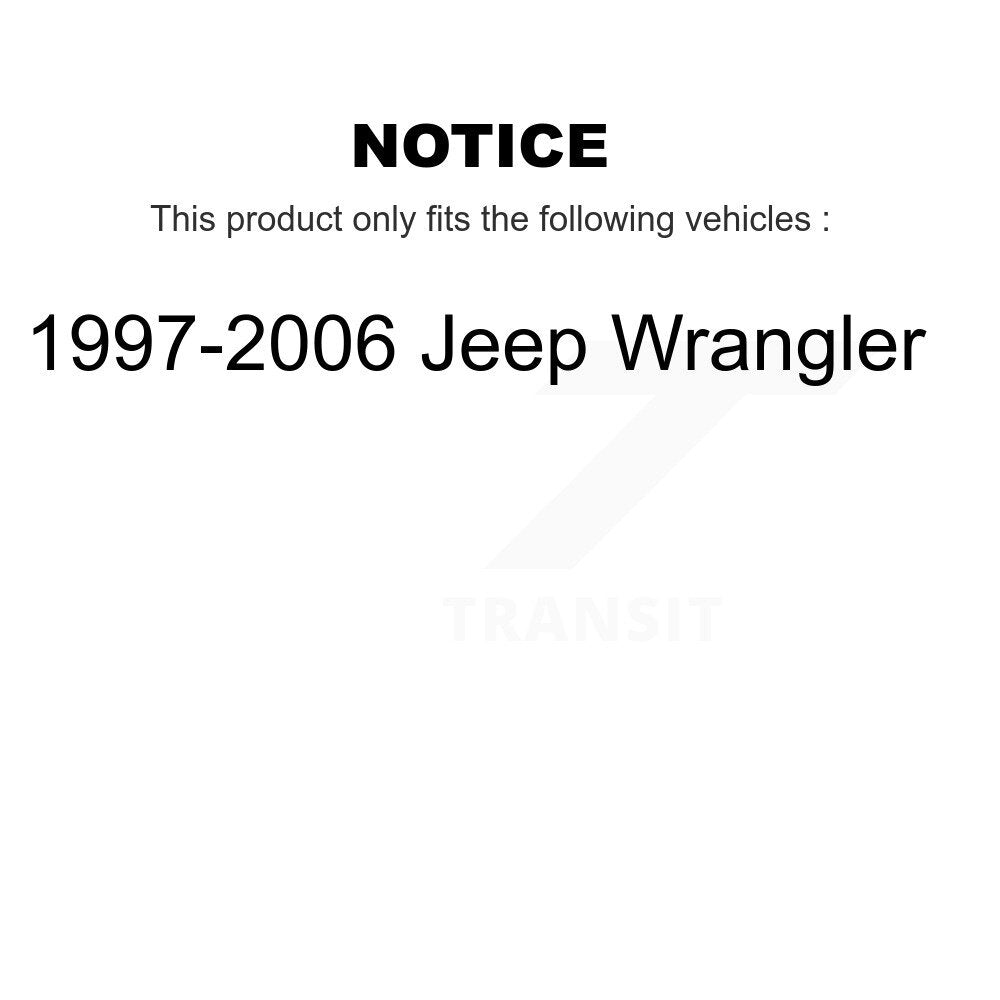 [Arrière] Amortisseur de suspension pour 1997-2006 Jeep Wrangler K78-101132