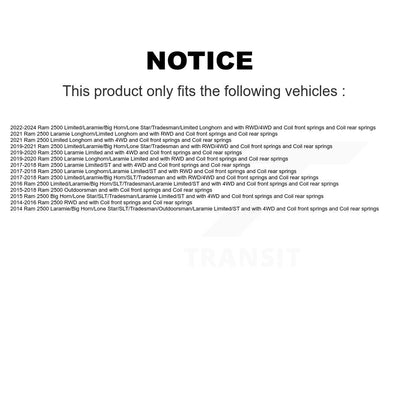 [Avant et Arrière] Amortisseur de suspension pour Ram 2500 K78-101149