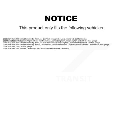 [Avant] Amortisseur de suspension pour Ram 2500 3500 K78-101165