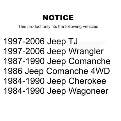 [Avant] Amortisseur de suspension pour Jeep Wrangler Cherokee Comanche Wagoneer TJ K78-101171