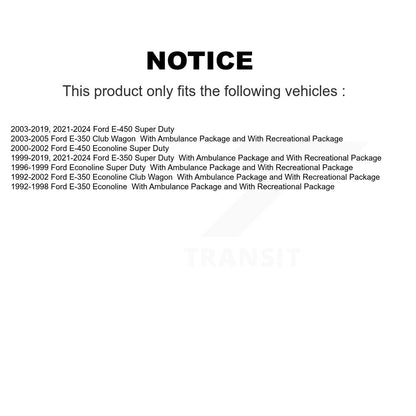 [Avant] Jambe de suspension pour Ford E-350 Super Duty E-450 Econoline Club Wagon K78-101181