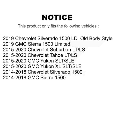[Avant] Jambe de suspension pour GMC Chevrolet Sierra 1500 Silverado Tahoe Yukon XL LD K78-101182