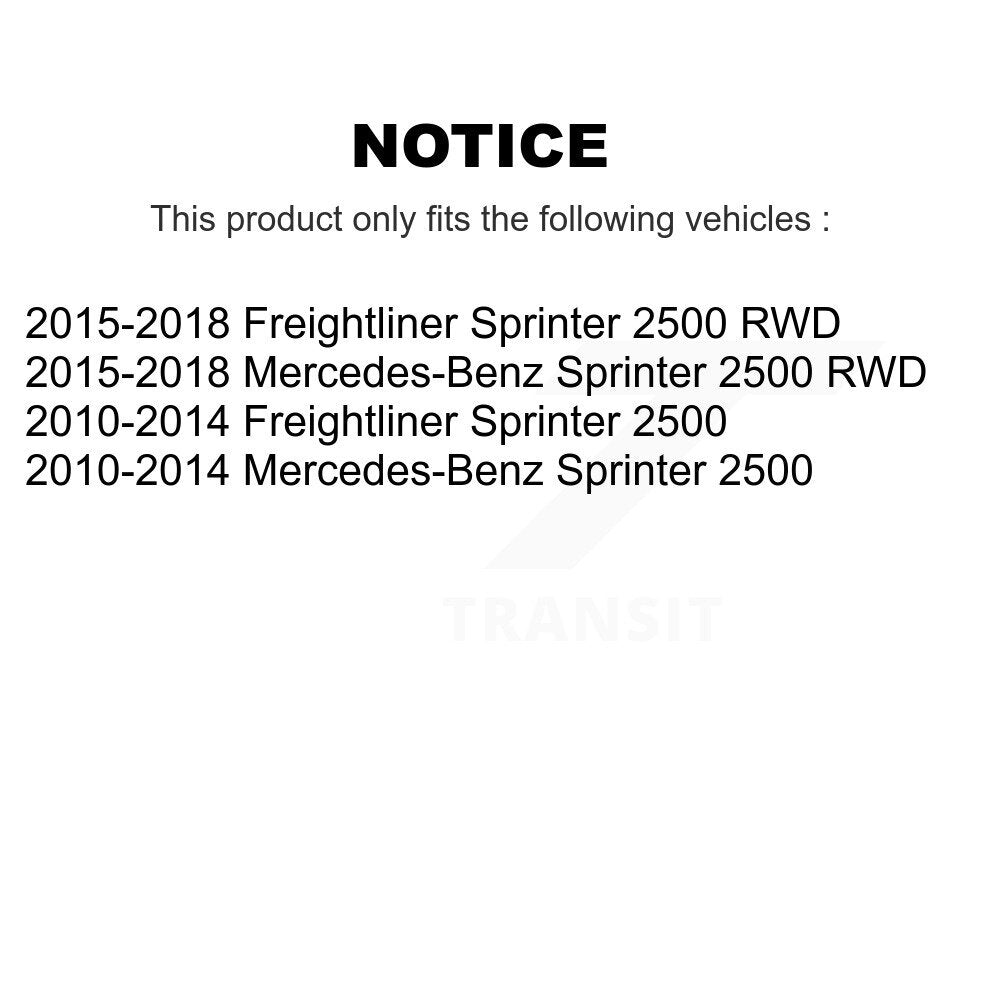 [Avant et Arrière] Jambe de suspension pour Sprinter 2500 Mercedes-Benz Freightliner K78-101184