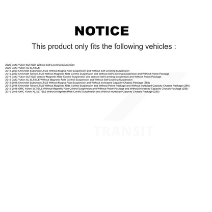 [Avant et Arrière] Jambe de suspension pour Chevrolet GMC Tahoe Yukon XL Suburban K78-101188