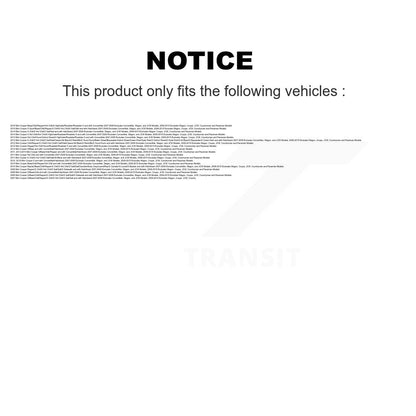 [Arrière] Kit d'ensemble de jambe de suspension avec ressort hélicoïdal pour Mini Cooper 2007-2008 excludes Convertible Wagon JCW Models 2009-2015 Coupe Countryman Paceman K78A-100272