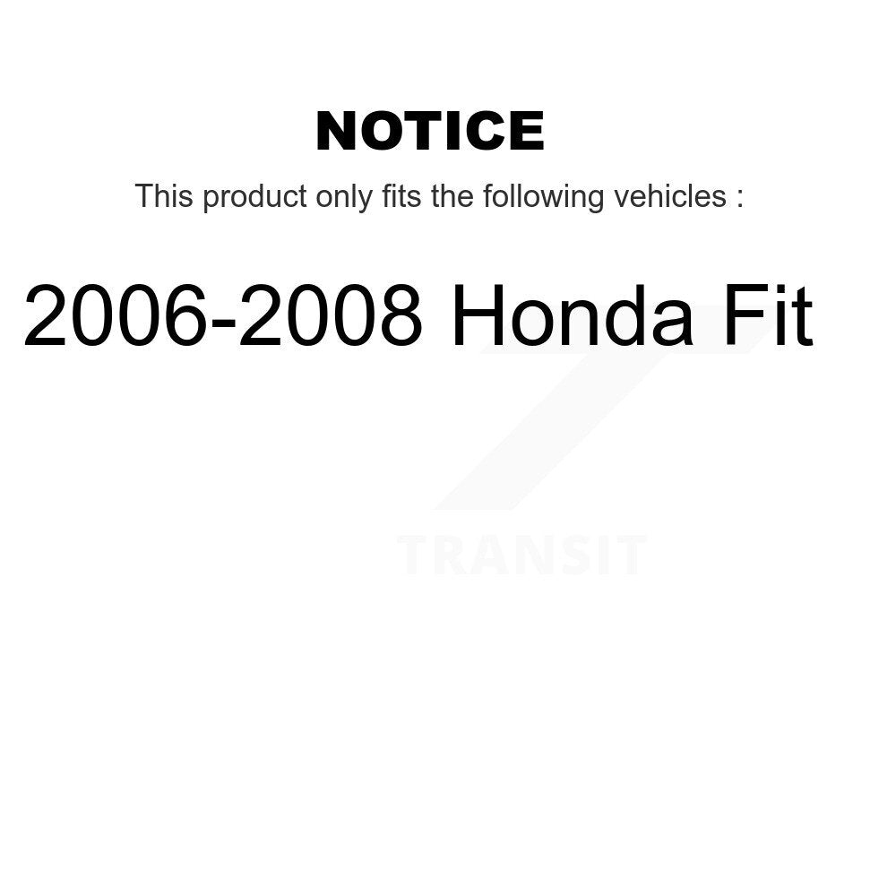 [Avant] Kit d'ensemble de jambe de suspension avec ressort hélicoïdal pour 2006-2008 Honda Fit K78A-100335