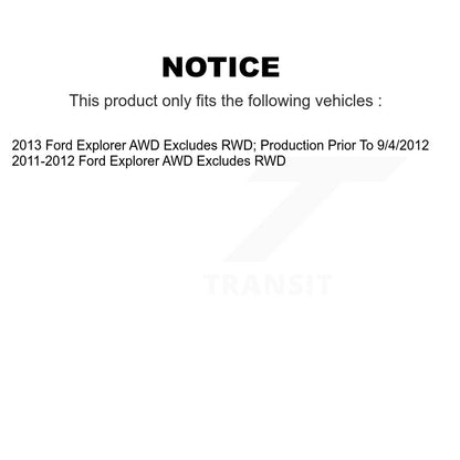 [Avant] Kit d'ensemble de jambe de suspension avec ressort hélicoïdal pour Ford Explorer AWD K78A-100370
