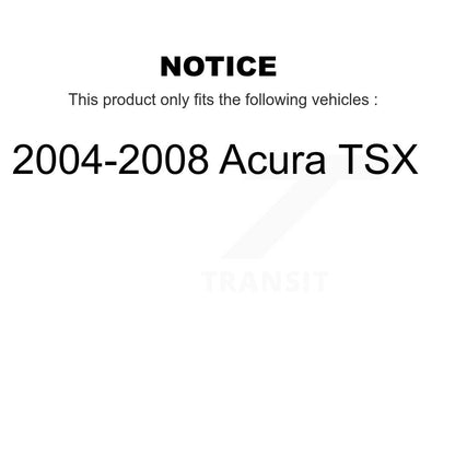 [Arrière] Kit d'ensemble de jambe de suspension avec ressort hélicoïdal pour 2004-2008 Acura TSX K78A-100433
