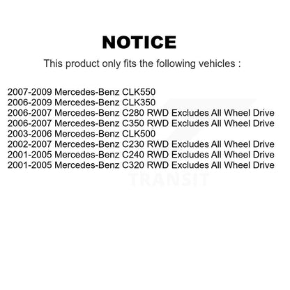 [Avant] Ensemble de jambe de suspension avec ressort hélicoïdal pour Mercedes-Benz C230 C240 C280 CLK350 C320 CLK500 CLK550 C350 K78A-100440