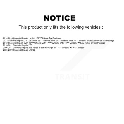 [Avant] Ensemble de jambe de suspension avec ressort hélicoïdal pour Chevrolet Impala Limited K78A-100444