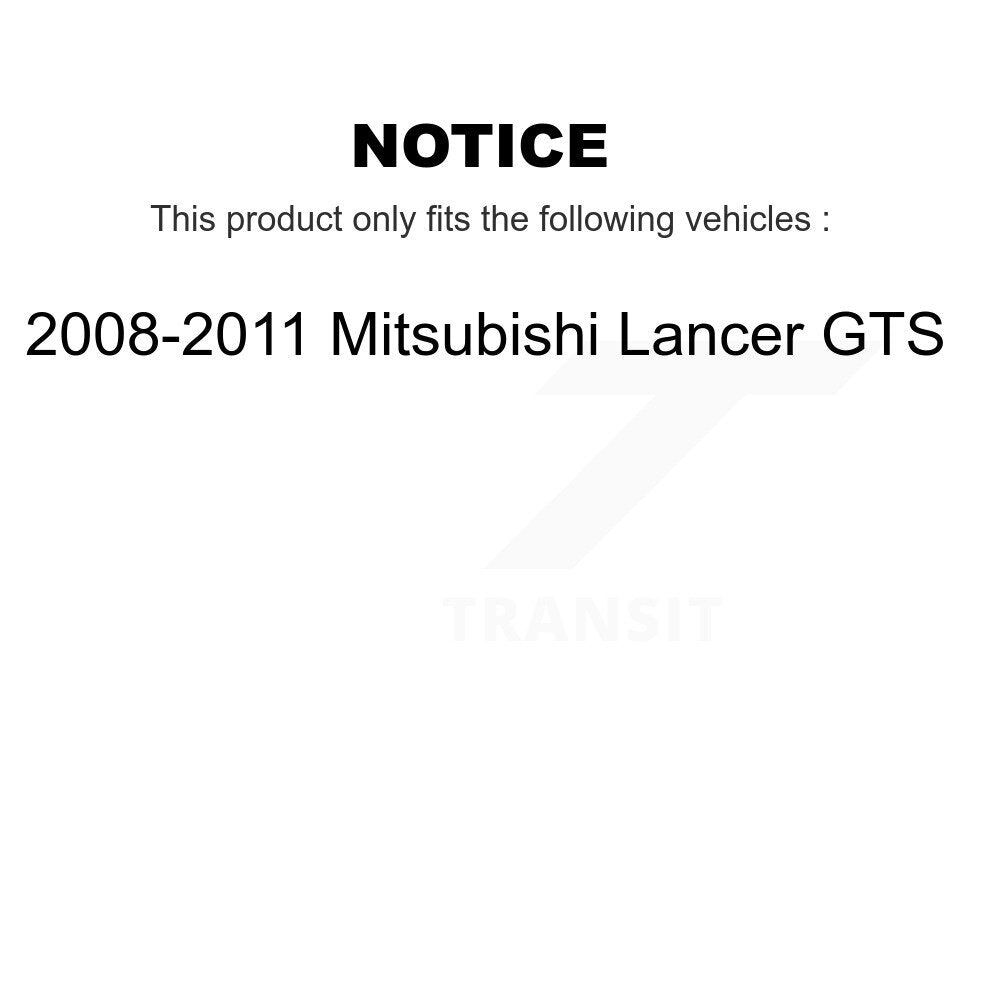 [Avant] Ensemble de jambe de suspension avec ressort hélicoïdal pour 2008-2011 Mitsubishi Lancer GTS K78A-100450