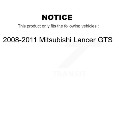 [Avant] Ensemble de jambe de suspension avec ressort hélicoïdal pour 2008-2011 Mitsubishi Lancer GTS K78A-100450