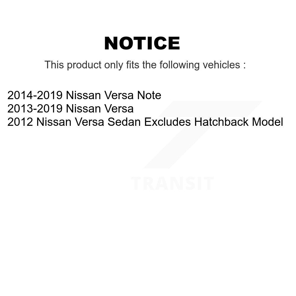 [Avant] Ensemble de jambe de suspension avec ressort hélicoïdal pour Nissan Versa Note K78A-100453