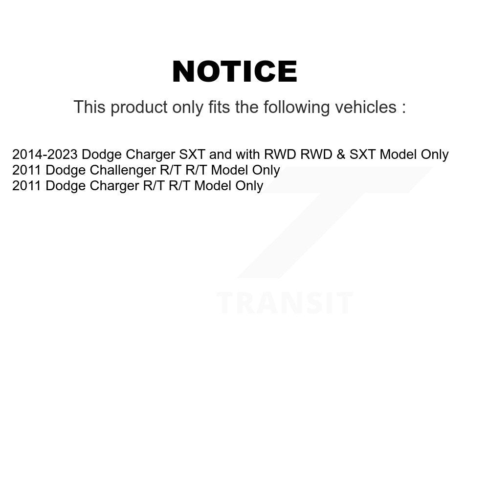 [Avant] Ensemble de jambe de suspension avec ressort hélicoïdal pour Dodge Charger Challenger K78A-100490