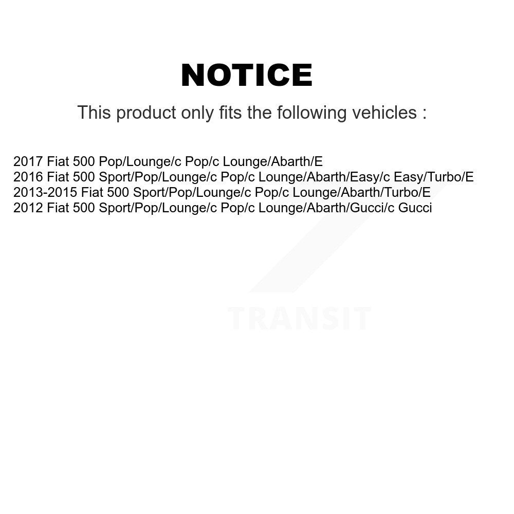 [Avant] Ensemble de jambe de suspension avec ressort hélicoïdal pour Fiat 500 K78A-100524