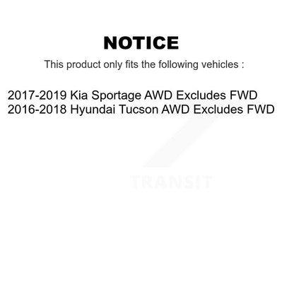 [Avant] Ensemble de jambe de suspension avec ressort hélicoïdal pour Hyundai Tucson Kia Sportage Excludes FWD AWD K78A-100527