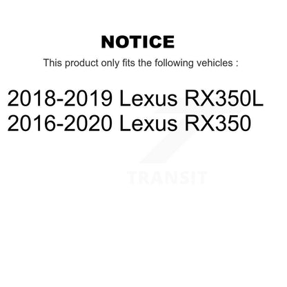 [Avant] Ensemble de jambe de suspension avec ressort hélicoïdal pour Lexus RX350 RX350L K78A-100529