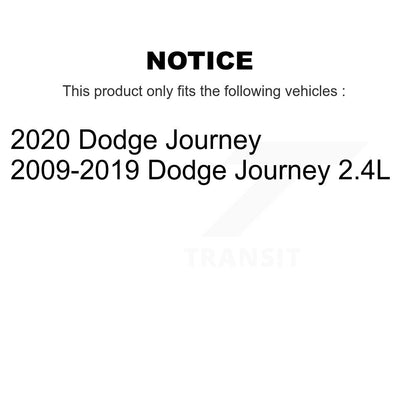 [Avant] Ensemble de jambe de suspension avec ressort hélicoïdal pour Dodge Journey K78A-100544