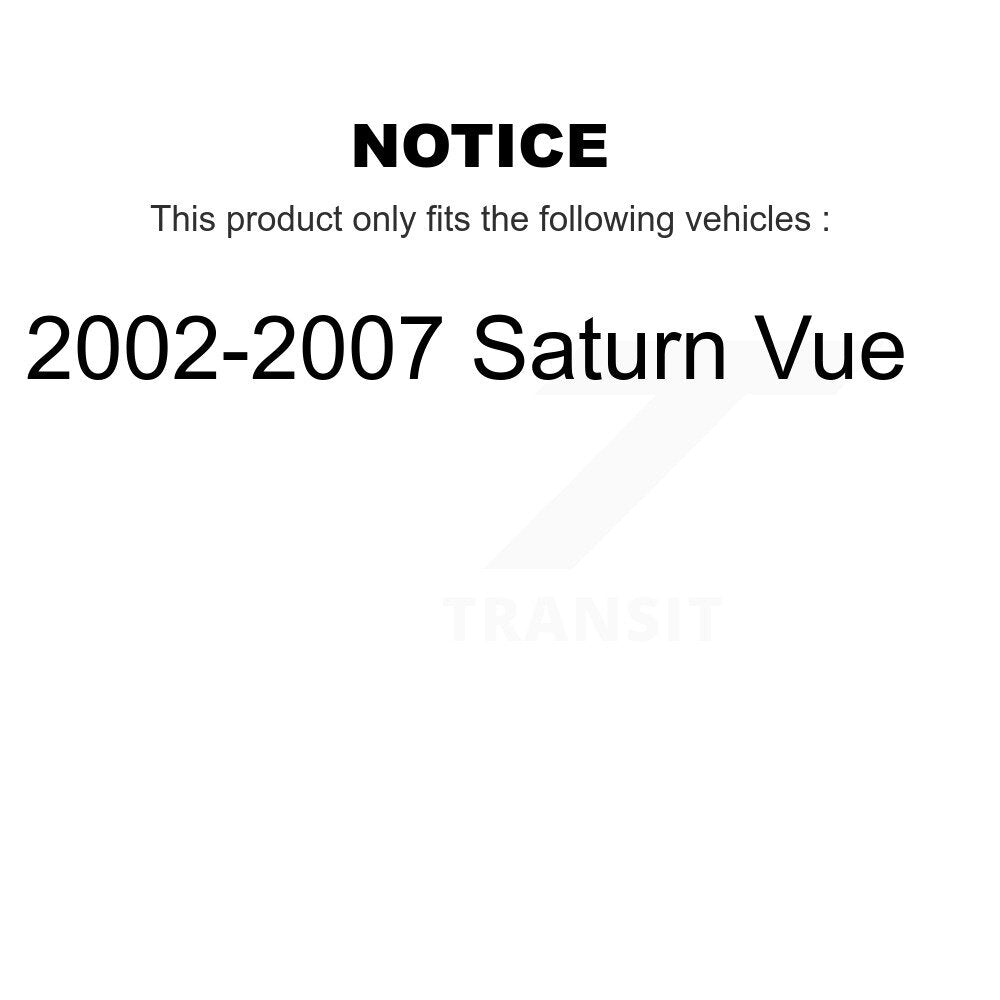 [Avant et Arrière] Ensemble de jambe de suspension avec ressort hélicoïdal pour 2002-2007 Saturn Vue K78M-100091