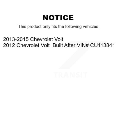 [Avant et Arrière] Ensemble de jambe de suspension avec ressort hélicoïdal pour Chevrolet Volt K78M-100163