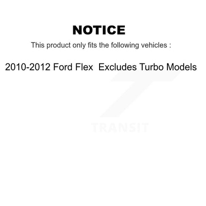 [Avant et Arrière] Ensemble de jambe de suspension avec ressort hélicoïdal pour 2010-2012 Ford Flex Excludes Turbo Models K78M-100436