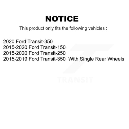 [Avant et Arrière] Ensemble de jambe de suspension avec ressort hélicoïdal pour Ford Transit-250 Transit-150 Transit-350 K78M-100438
